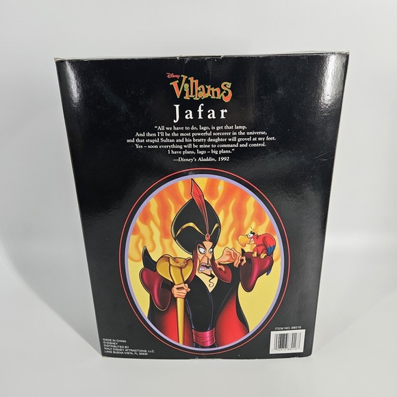 Disney Villains Jafar Iago Aladdin Park Exclusive Figure Doll & Stand - Picture 2 of 10